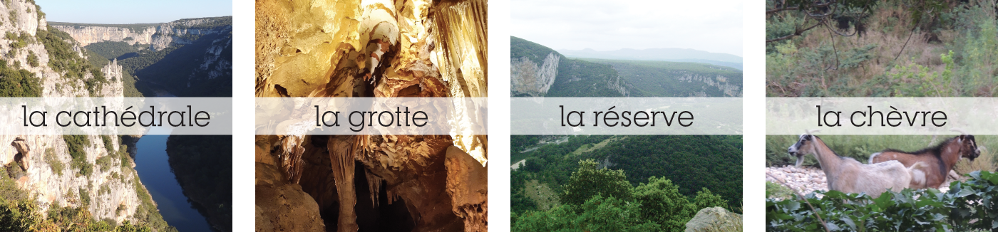 identité de La madeleine, grotte en Ardèche