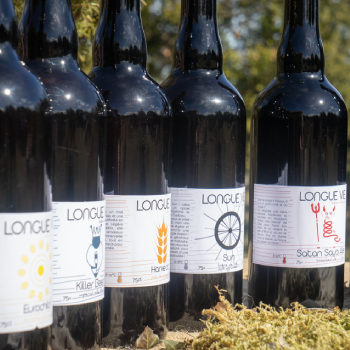 étiquettes de bières artisanales et biologiques - Brasserie Longue Vie en Ardèche