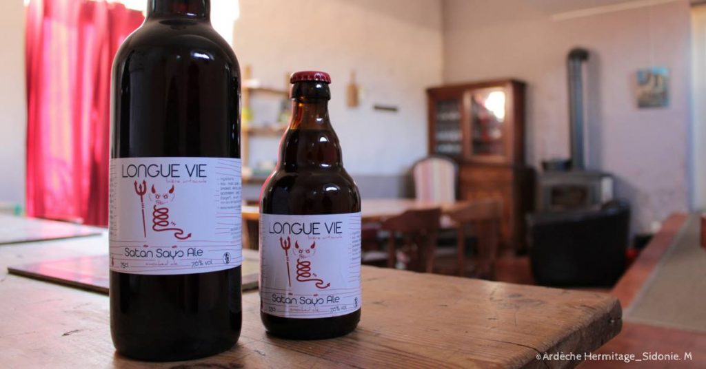 graphisme bière bio - Brasserie Longue Vie en Ardèche